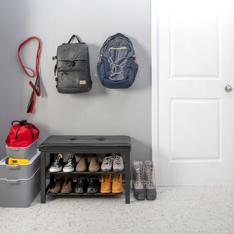 Winston Porter Kolten Faux Leather Upholstered Storage Bench & Reviews Wayfair